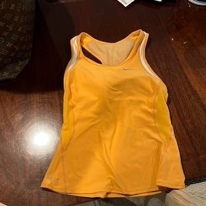 Nike orange workout top